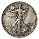 1937 Walking Liberty Half Dollar XF