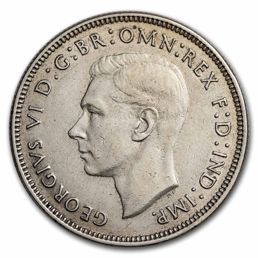 1938-1945 Australia Silver Florin George VI AU