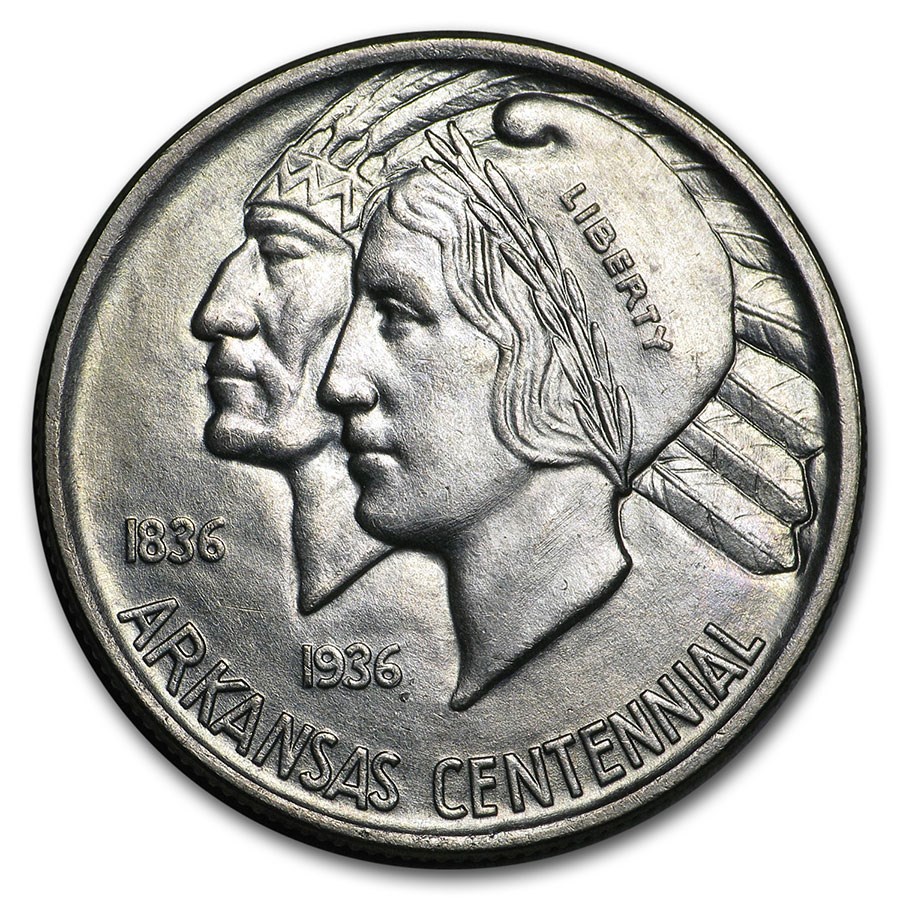 1938 Arkansas Centennial Half Dollar Commem BU