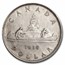 1938 Canada Silver Dollar George VI AU (Details)