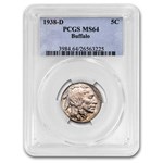 1938-D Buffalo Nickel MS-64 PCGS