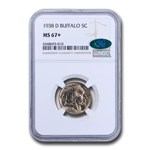 1938-D Buffalo Nickel MS-67+ NGC CAC