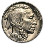 1938-D/D Buffalo Nickel BU