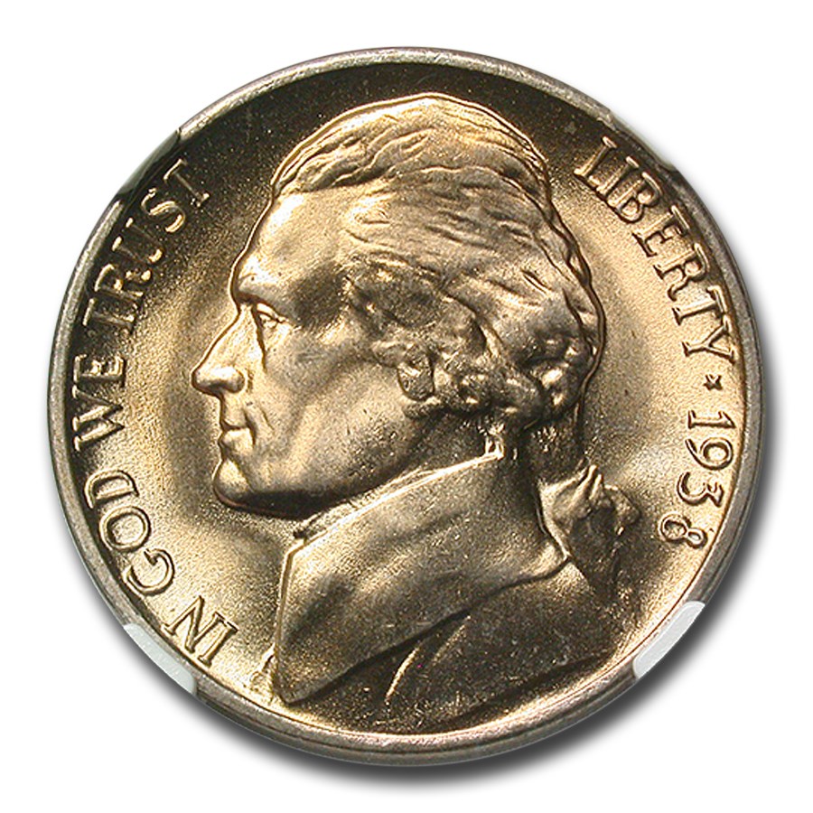 1938-D Jefferson Nickel MS-67+ NGC