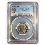 1938-D/S Buffalo Nickel MS-67 PCGS