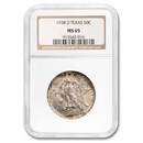 1938-D Texas Half Dollar MS-65 NGC (Toned)