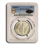 1938-D Walking Liberty Half Dollar MS-62 PCGS CAC