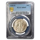 1938-D Walking Liberty Half Dollar MS-65 PCGS