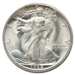 1938-D Walking Liberty Half Dollar MS-66 PCGS