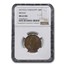 1938 Egypt 10 Milliemes Fuad I MS-63 NGC (Brown)