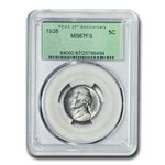 1938 Jefferson Nickel MS-67 PCGS (FS)