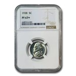 1938 Jefferson Nickel PF-67+ NGC