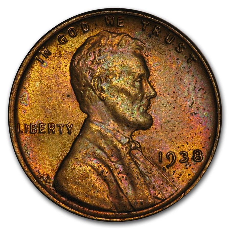 1938 Lincoln Cent BU