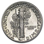 1938 Mercury Dime AU