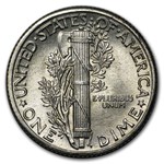 1938 Mercury Dime BU