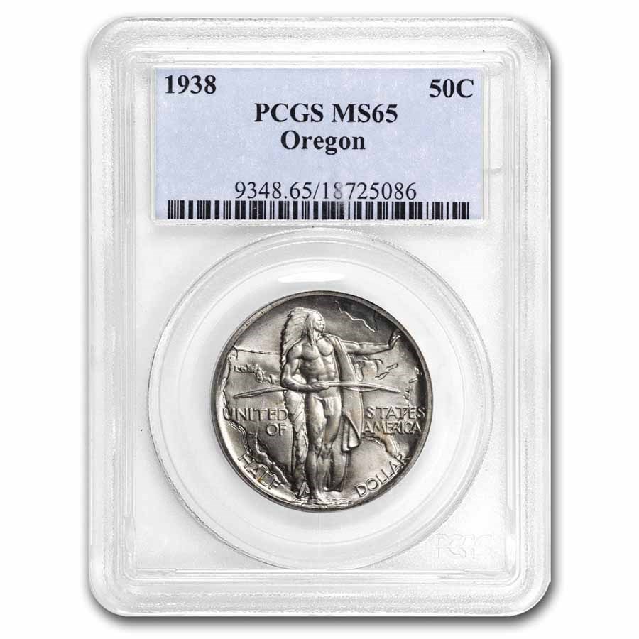 1938 Oregon Trail Half Dollar MS-65 PCGS