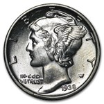 1938-S Mercury Dime BU