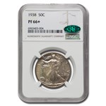 1938 Walking Liberty Half Dollar PF-66+ NGC CAC