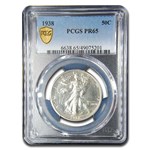 1938 Walking Liberty Half Dollar PR-65 PCGS