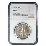 1938 Walking Liberty Half Dollar PR-66 NGC