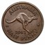 1939-1948 Australia Bronze 1/2 Penny George VI Avg Circ