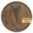 1939-1967 Irish Republic Bronze 1/2 Phingin Avg Circ