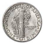 1939-D Mercury Dime AU