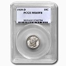 1939-D Mercury Dime MS-65 PCGS