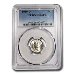 1939-D Mercury Dime MS-66 PCGS (FB)