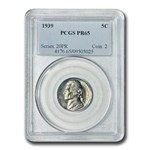 1939 Jefferson Nickel PR-65 PCGS