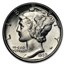 1939 Mercury Dime BU