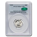 1939 Mercury Dime MS-67+ PCGS CAC (FB)