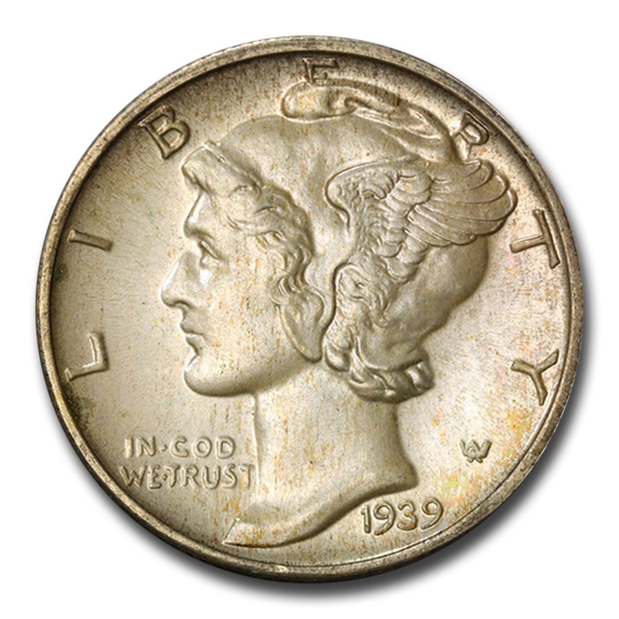 1939 Mercury Dime PR-67 PCGS