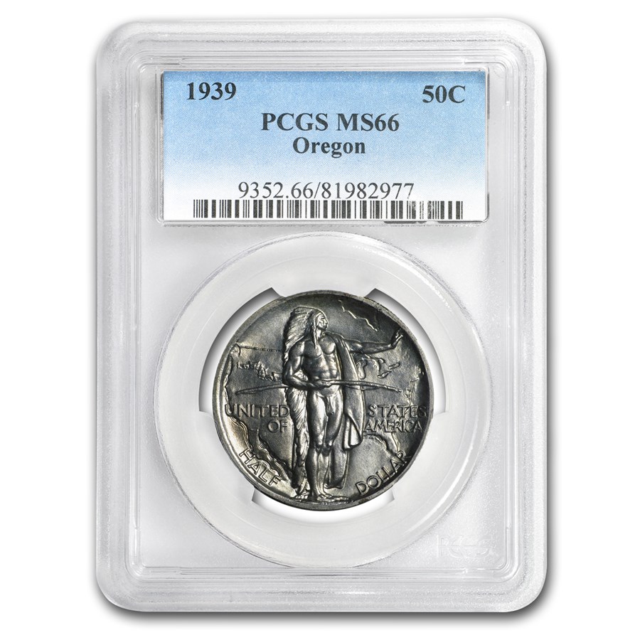 1939 Oregon Commemorative Half Dollar MS-66 PCGS