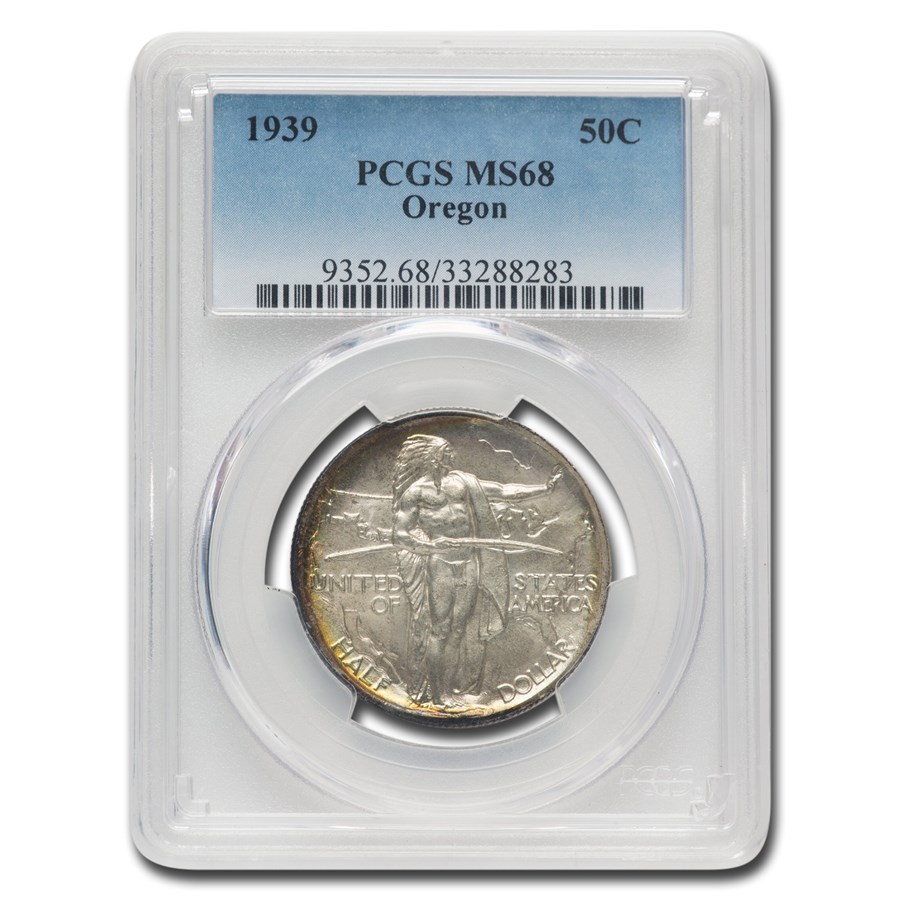 1939 Oregon Commemorative Half Dollar MS-68 PCGS