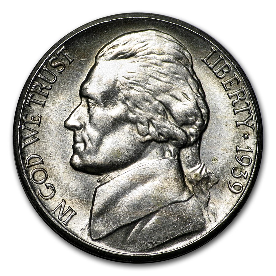 1939-S Jefferson Nickel BU