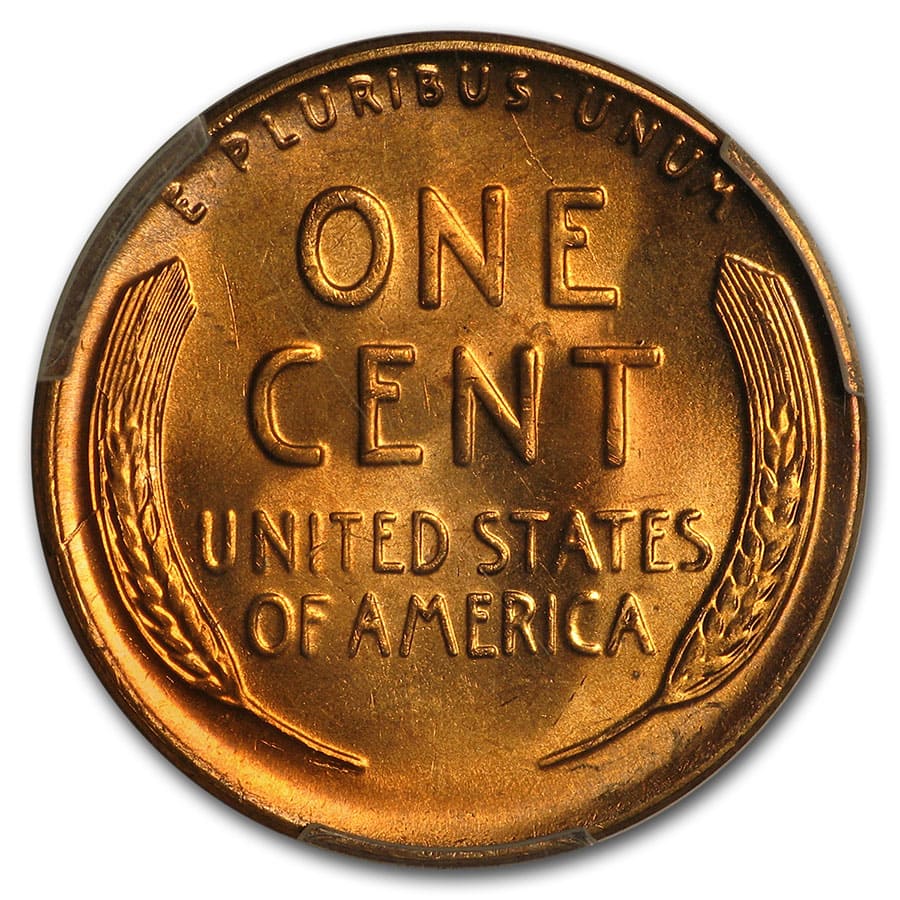 1939 S Lincoln Wheat Penny Value RD APMEX