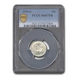 1939-S Mercury Dime MS-67 PCGS (FB)