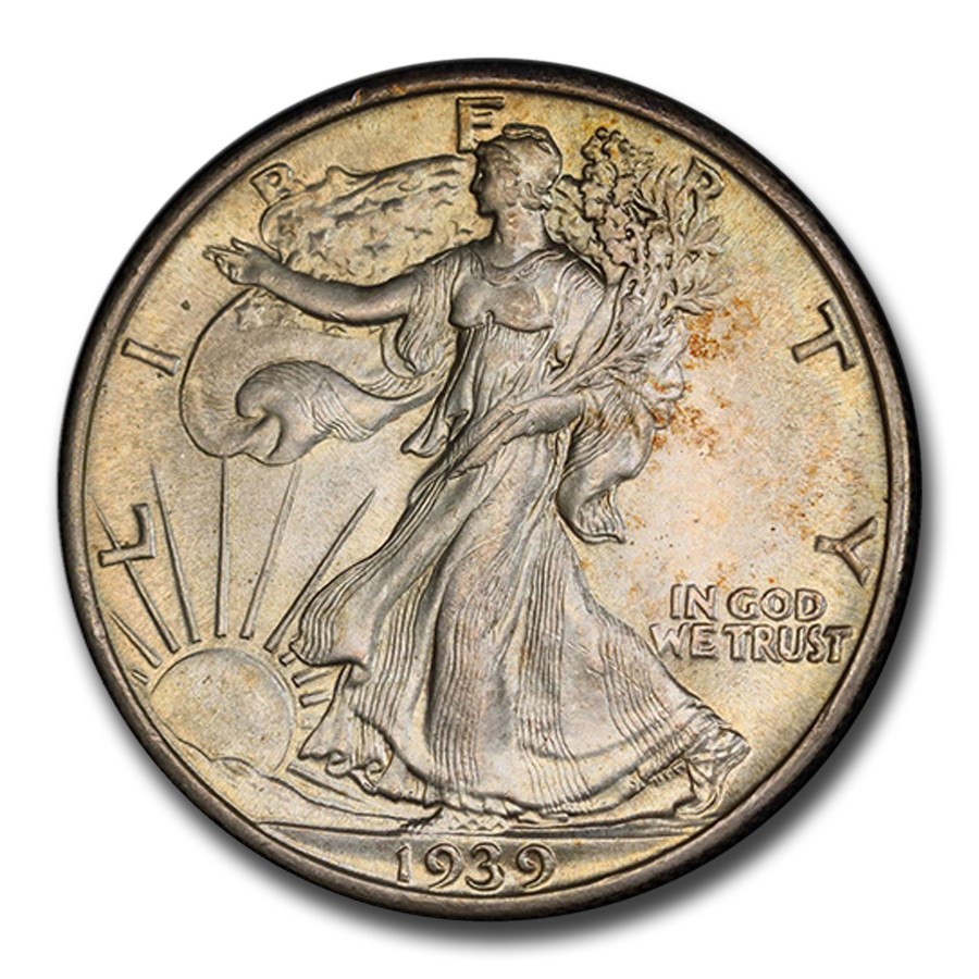 1939 Walking Liberty Half Dollar MS-65 PCGS