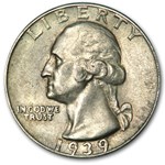 1939 Washington Quarter AU