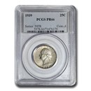 1939 Washington Quarter PR-66 PCGS