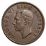 1940-1947 New Zealand 1/2 Penny Hei Tiki George VI BU (Brown)