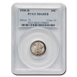 1940-D Mercury Dime MS-68 PCGS (FB)