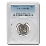 1940-S Jefferson Nickel MS-67 PCGS (FS)