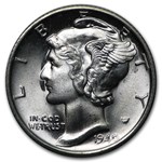 1940-S Mercury Dime BU