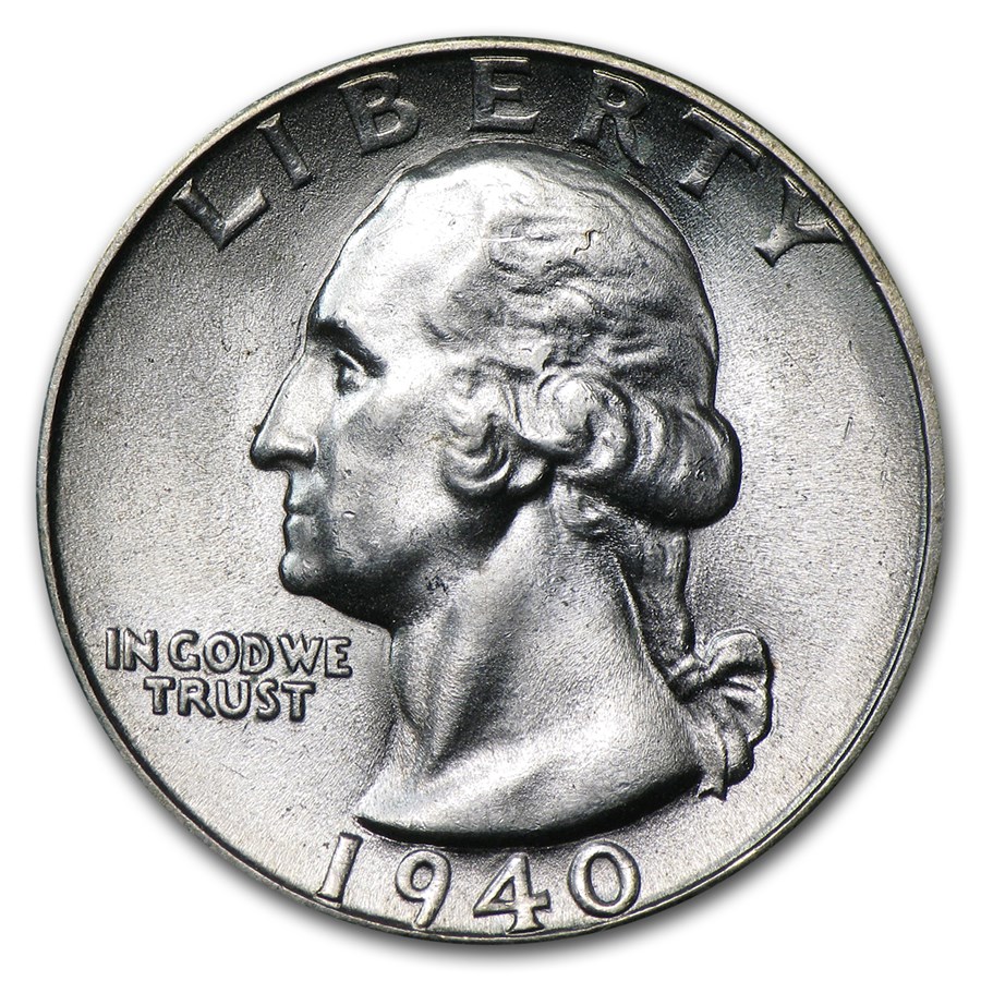 1940-S Washington Quarter BU