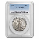 1940 Walking Liberty Half Dollar MS-65 PCGS