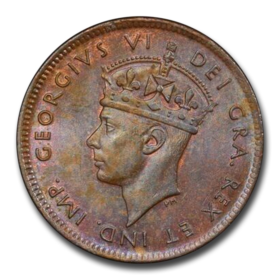 1941-C Newfoundland Cent George VI MS-64 PCGS (Brown)