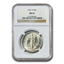 1941-D Walking Liberty Half Dollar MS-63 NGC