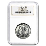 1941-D Walking Liberty Half Dollar MS-65 NGC (Toned)